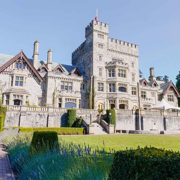 The exterior of Hatley Castle